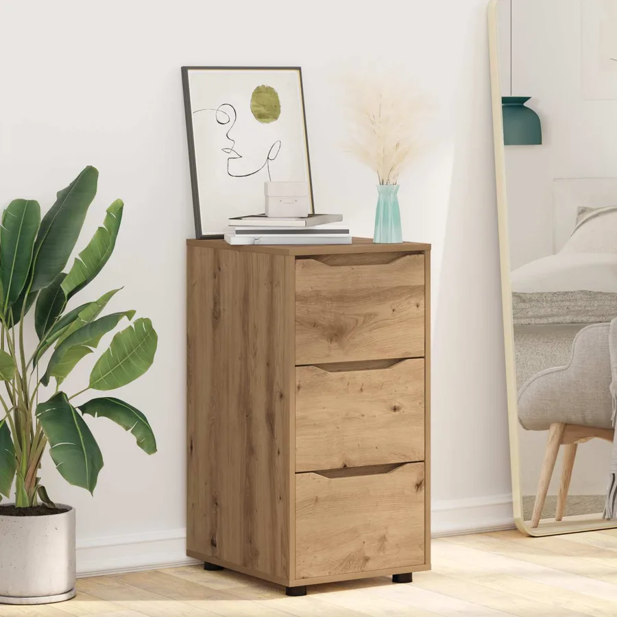 Armoire de rangement 40 x 48 x 81 cm Bois d'ingénierie - 5