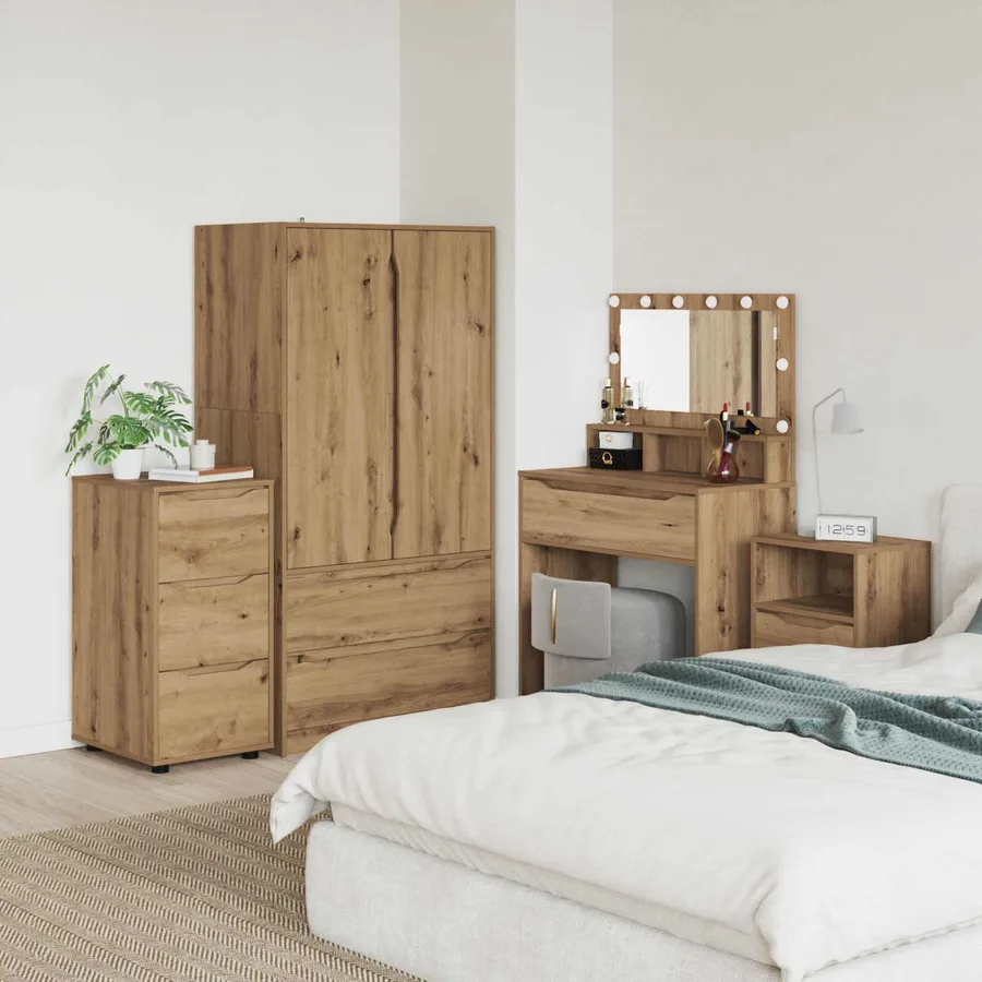 Armoire de rangement 40 x 48 x 81 cm Bois d'ingénierie - 6