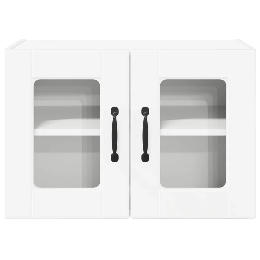 Cabinet en verre mural PORTO Blanc 60 x 31 x 40 cm - 6