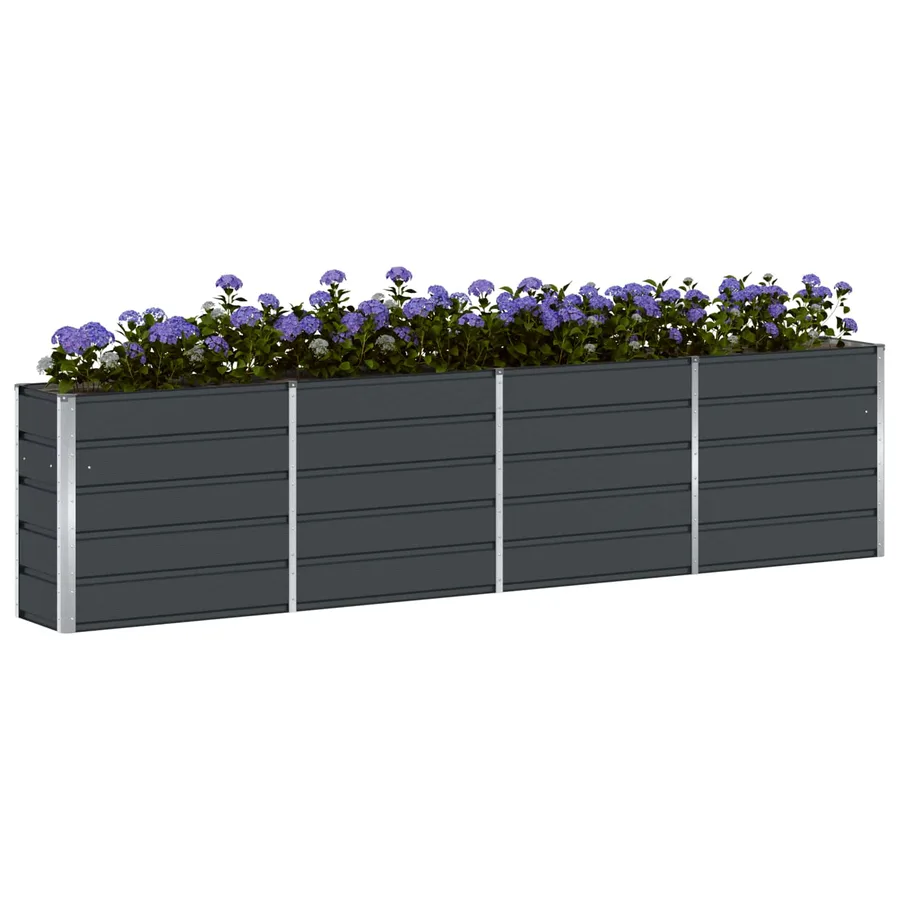 Jardinière Anthracite 320 x 40 x 75 cm Acier - 3