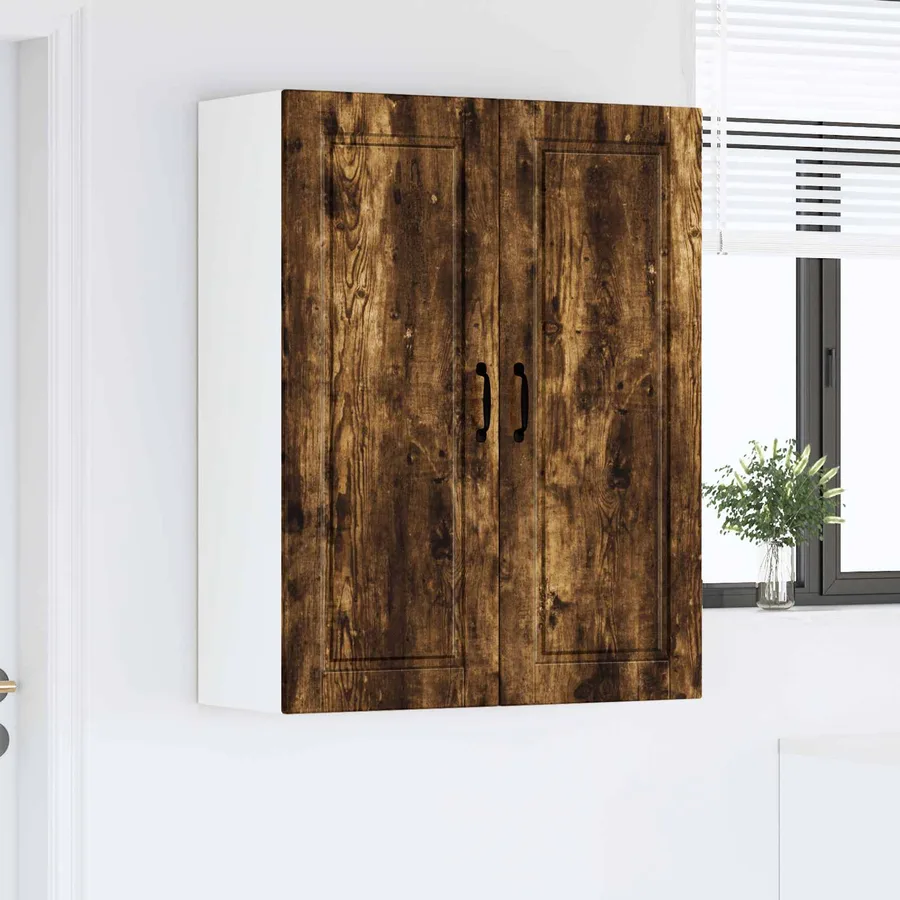 Meuble mural PORTO Chêne fumé 80 x 31 x 100 cm - 4
