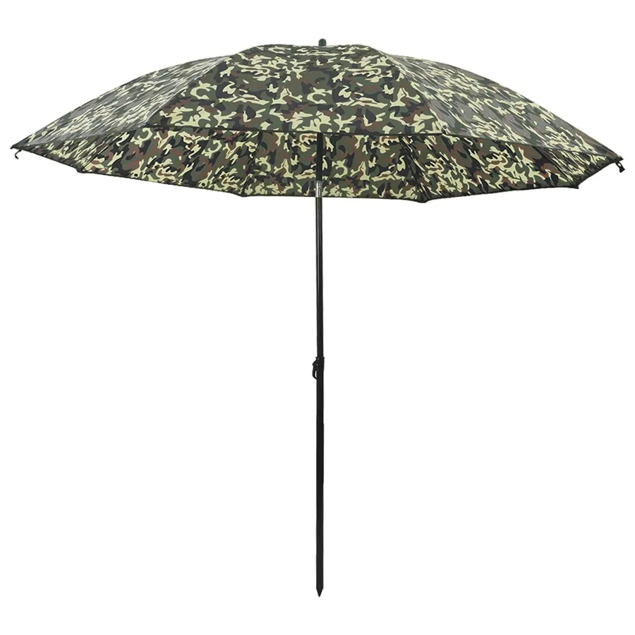 Umbrella de pêche Camouflage 220 x 185 cm Polyester Oxford - 2