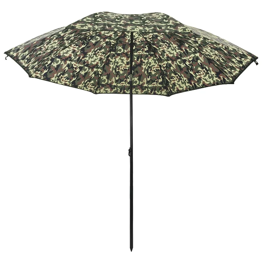 Umbrella de pêche Camouflage 220 x 185 cm Polyester Oxford - 3