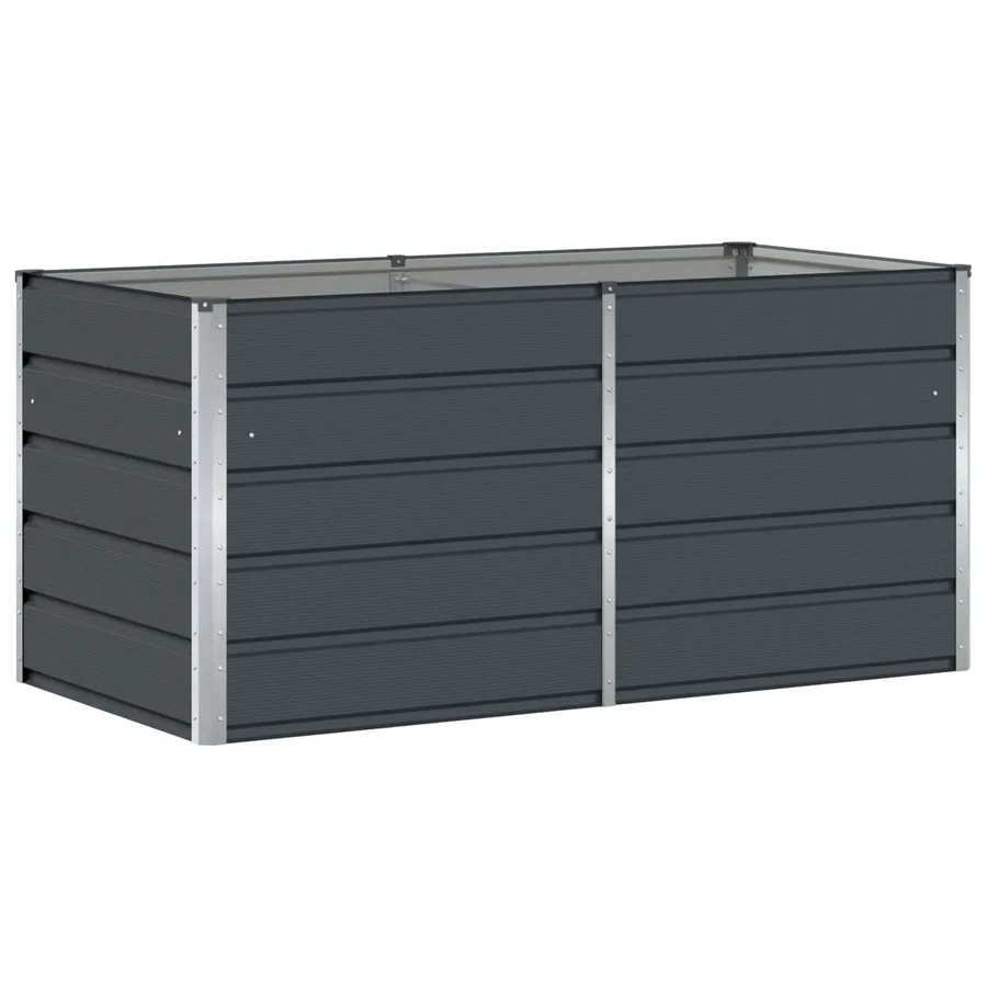 Jardinière Anthracite 160 x 80 x 75 cm Acier - 2