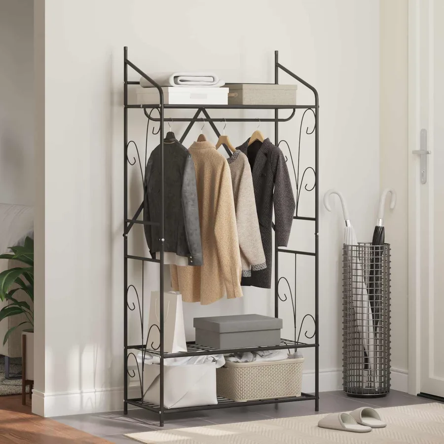 Armoire Ouverte Uni 78 x 36 x 158 cm - 4