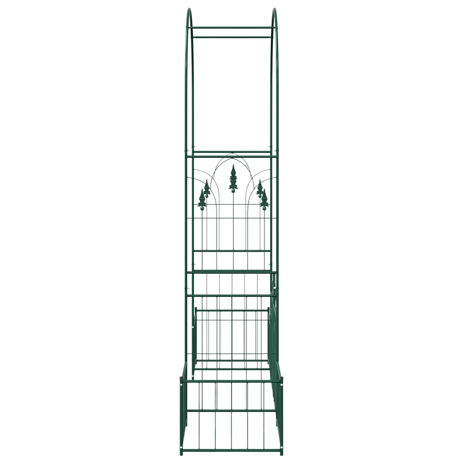 Arche de jardin avec verrouillage Vert 203 x 50 x 218 cm - 7