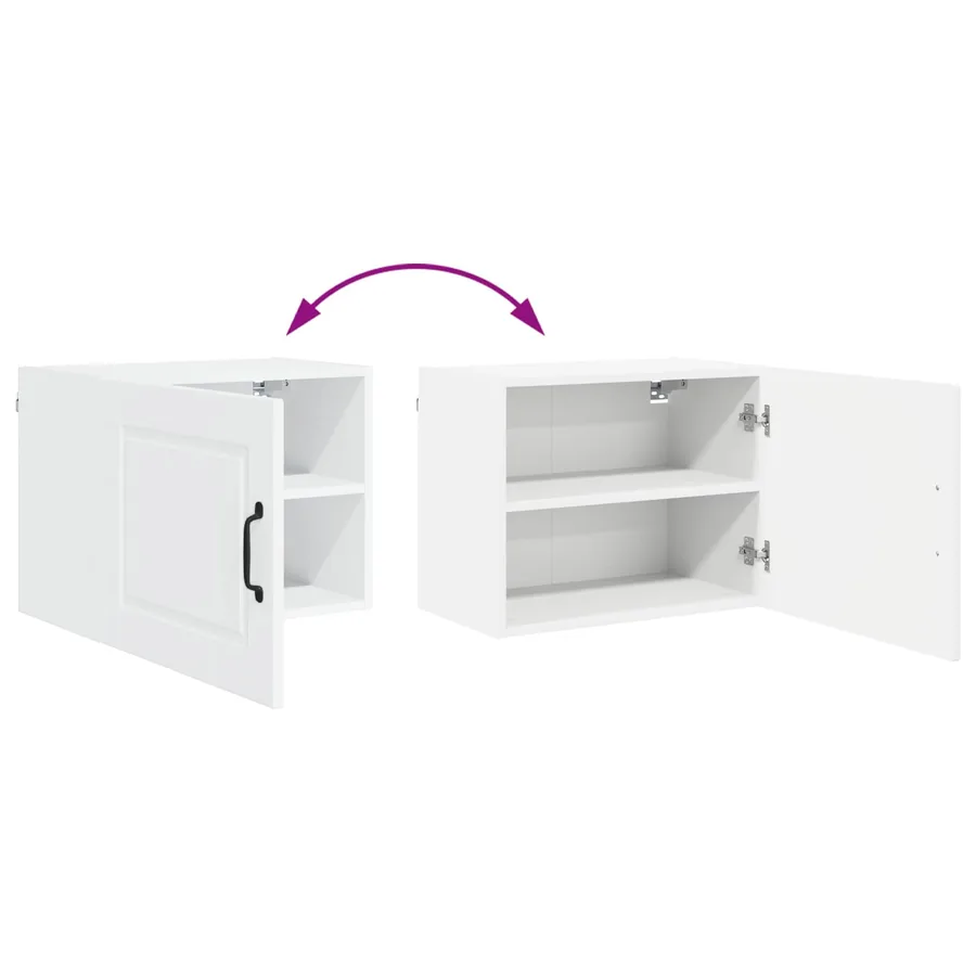 Meuble mural PORTO 2 pcs Blanc 50 x 31 x 40 cm - 12