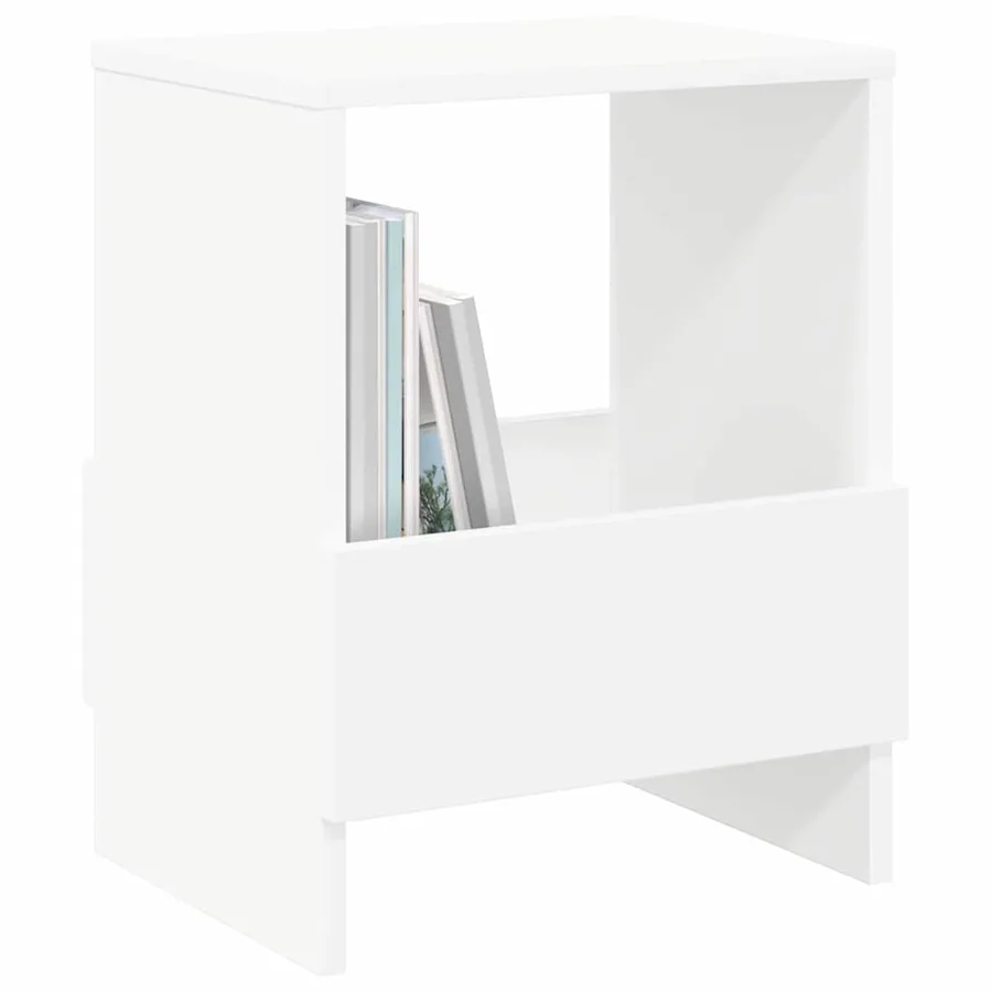 Étagère à magazines 2 pcs Blanc 35 x 30 x 45 cm - 3