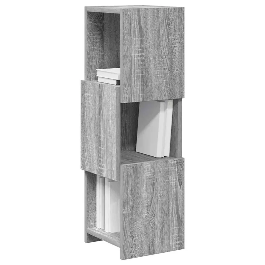 Meuble d'angle Gris Sonoma 25,5x25x80cm Bois d'ingénierie - 3