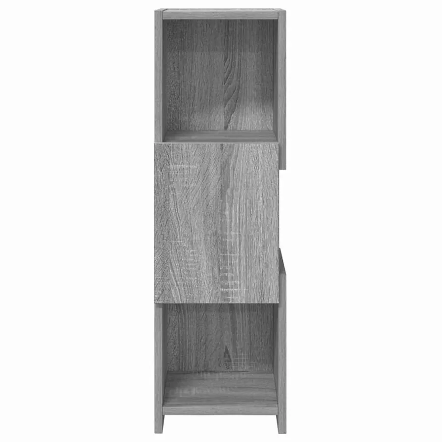 Meuble d'angle Gris Sonoma 25,5x25x80cm Bois d'ingénierie - 6