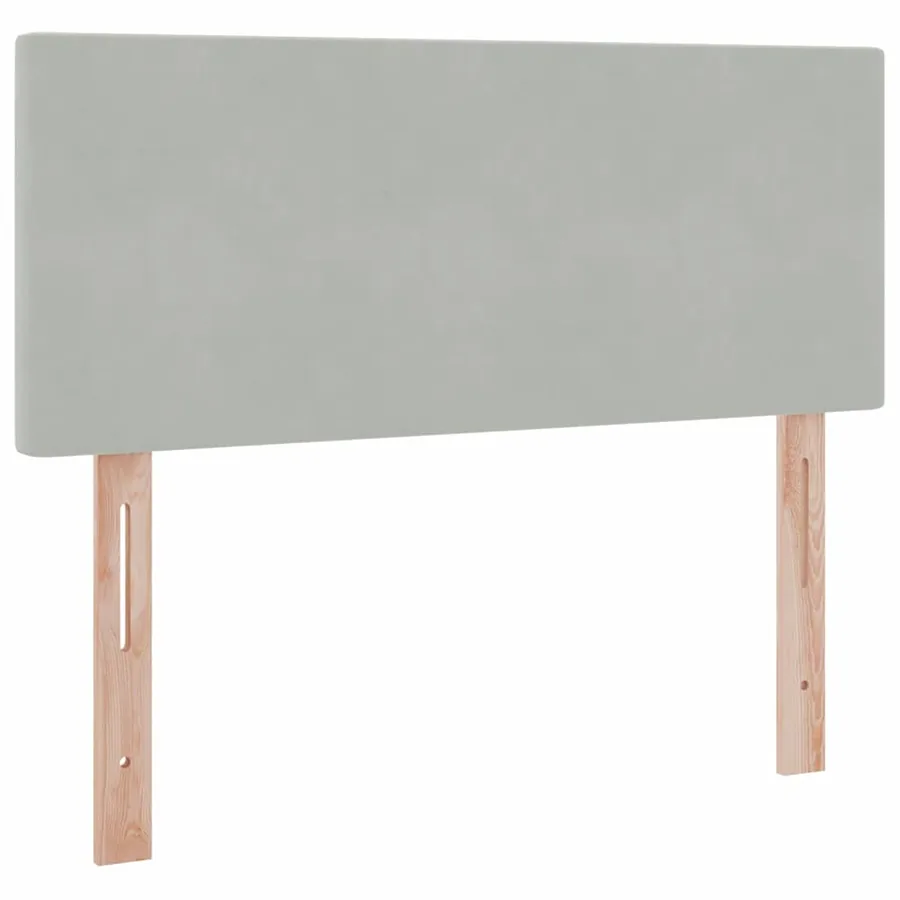 Lit de rangement LED avec matelas Gris clair 120 x 190 cm - 8