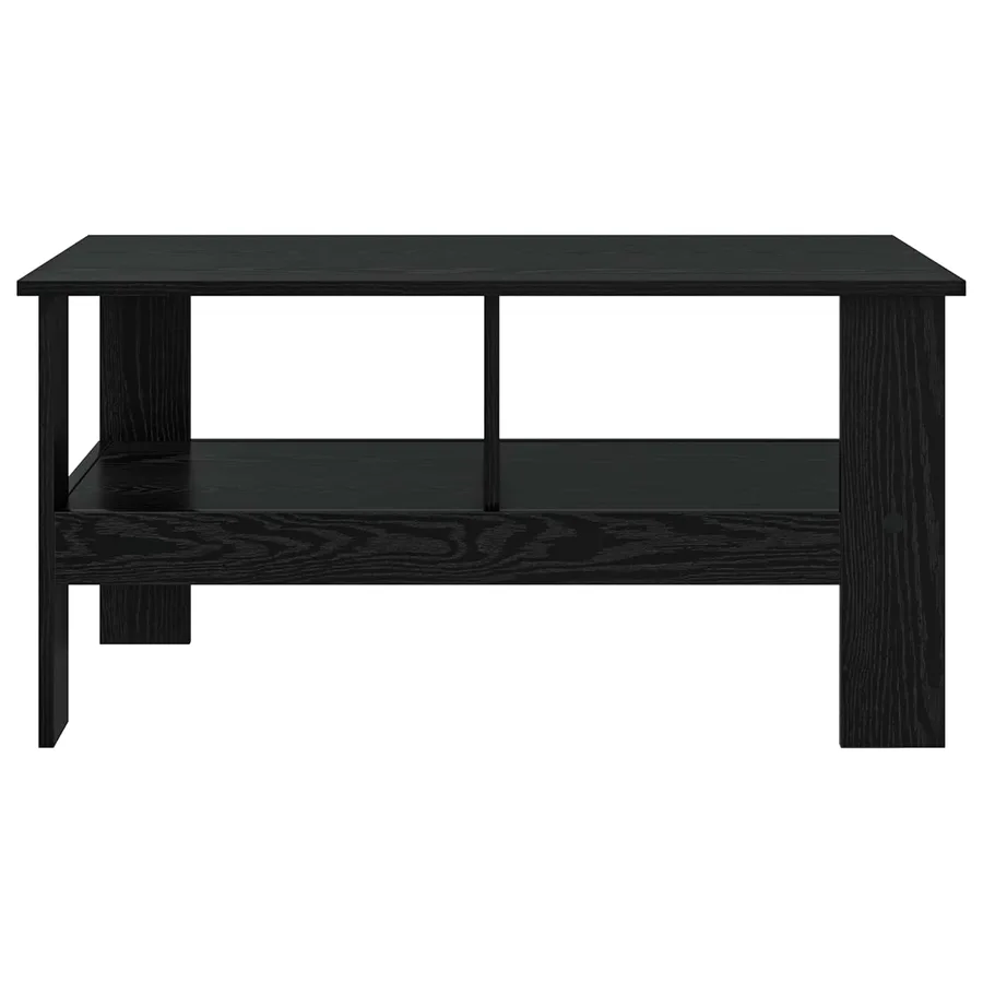 Table basse Chêne noir 90 x 50 x 45 cm Bois d'ingénierie - 5