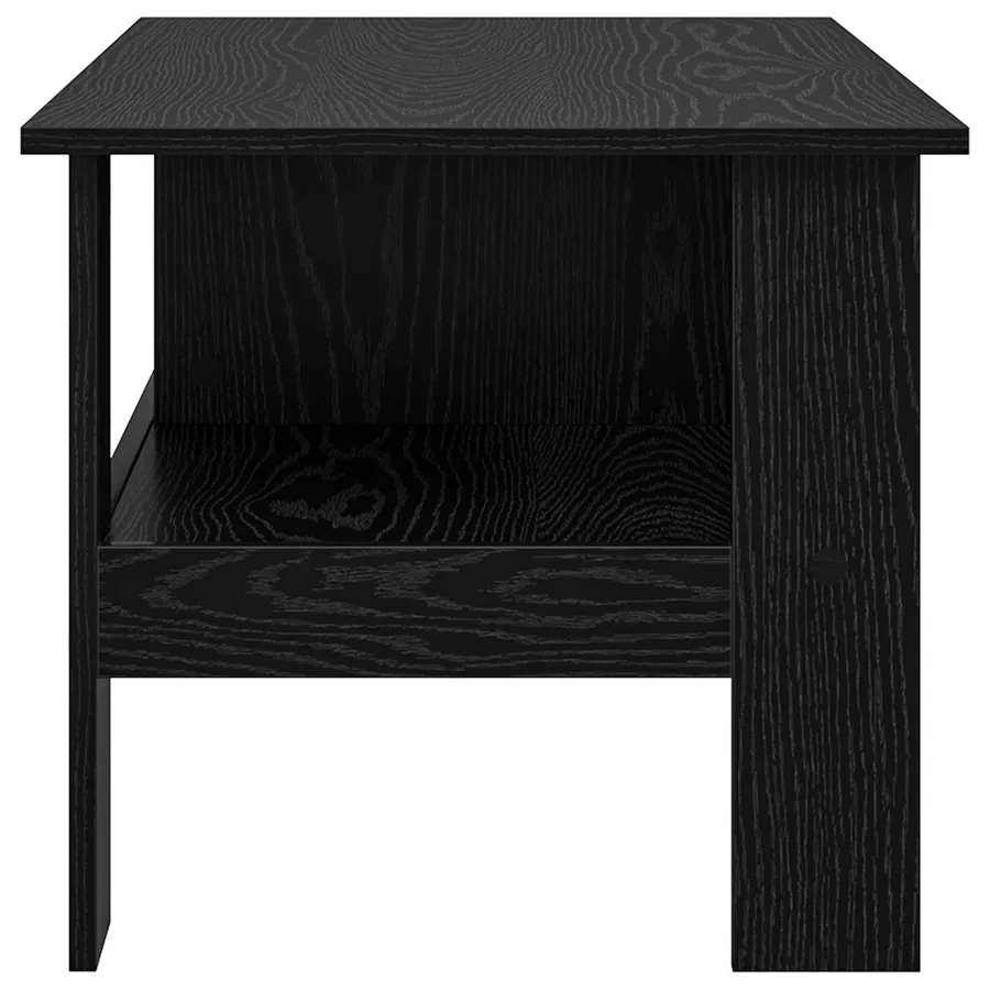 Table basse Chêne noir 90 x 50 x 45 cm Bois d'ingénierie - 6