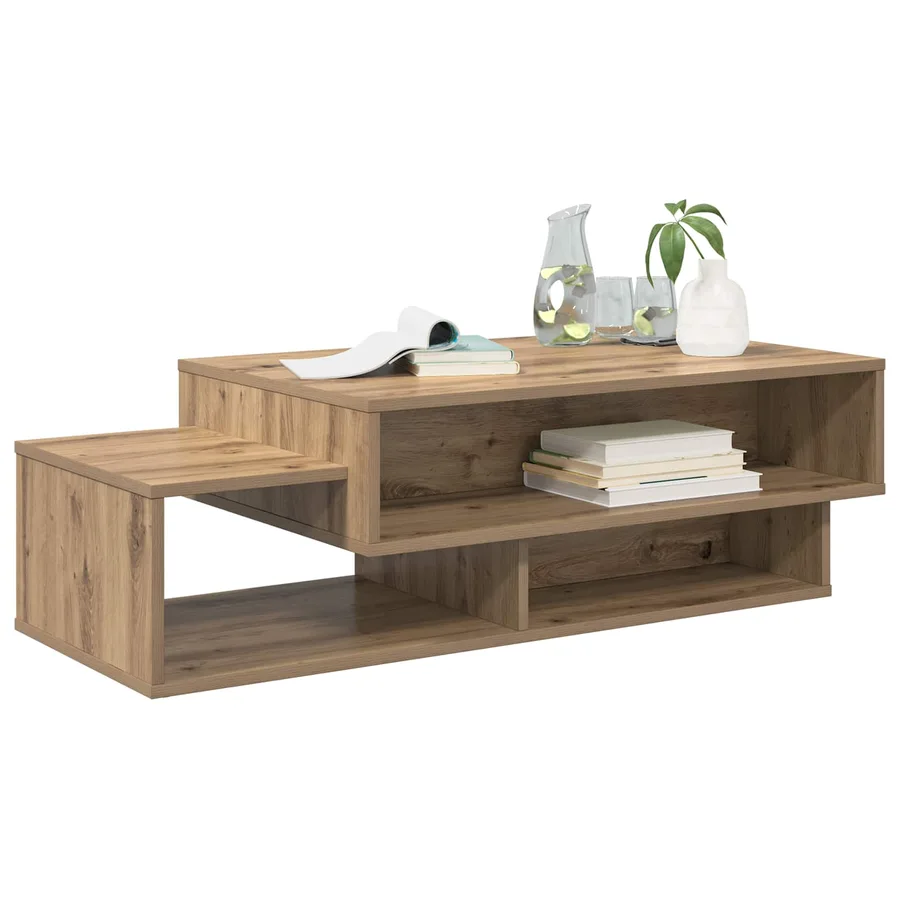 Table basse Chêne artisanal 105 x 50 x 32,5 cm - 3