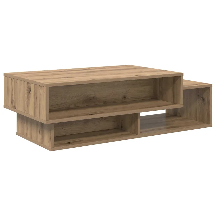 Table basse Chêne artisanal 105 x 50 x 32,5 cm - 7