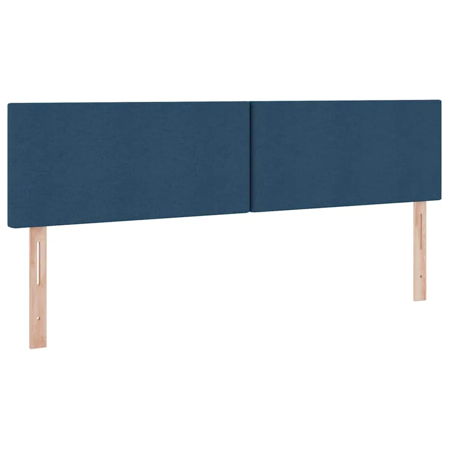 Lit de rangement LED avec matelas Bleu 160 x 200 cm Tissu - 8
