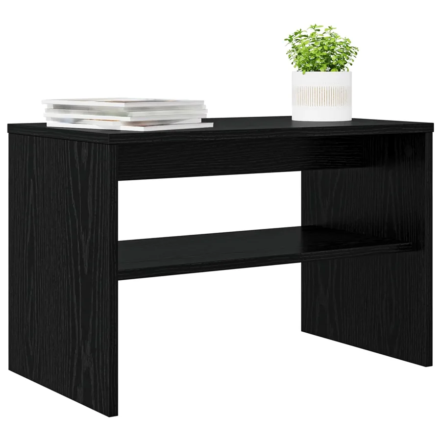 Meuble TV Chêne noir 60 x 35 x 40 cm Bois d'ingénierie - 3