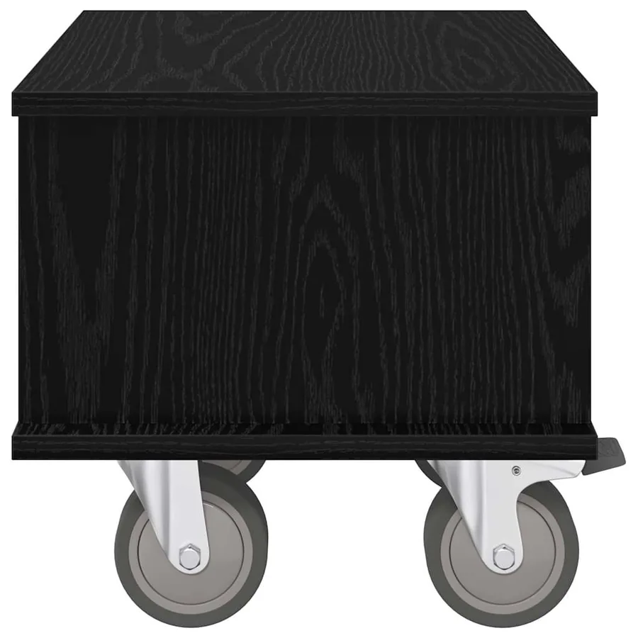 Meuble TV Chêne noir 37 x 35 x 35 cm Bois d'ingénierie - 6