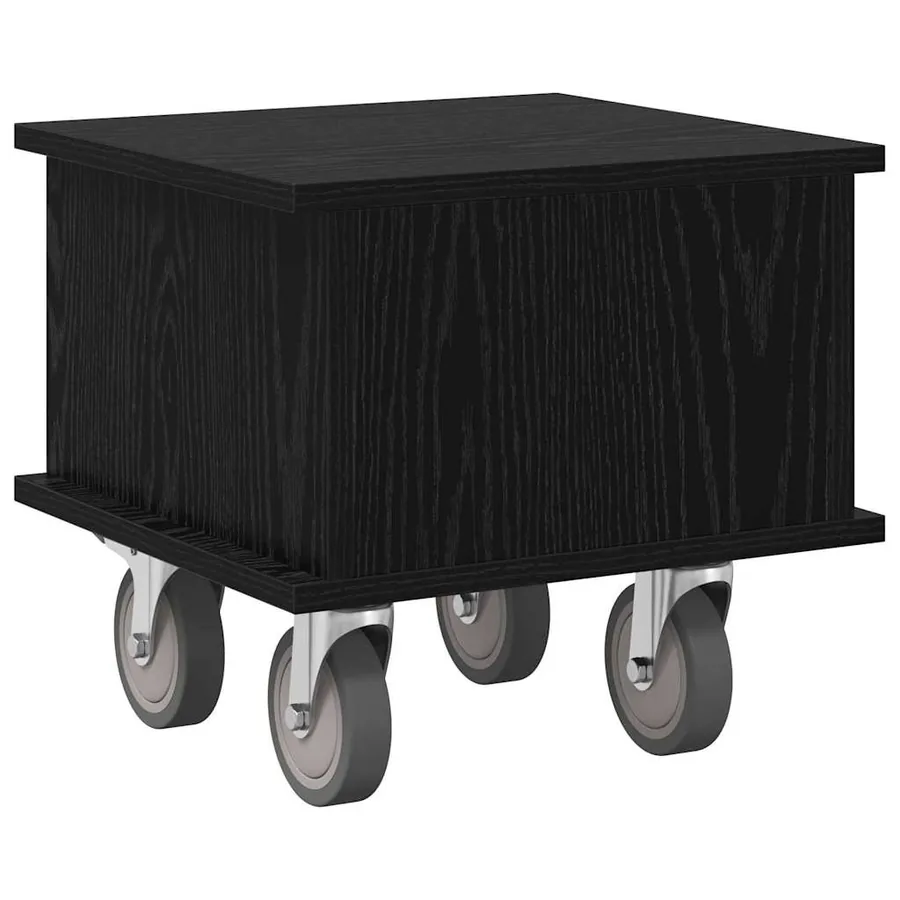 Meuble TV Chêne noir 37 x 35 x 35 cm Bois d'ingénierie - 7