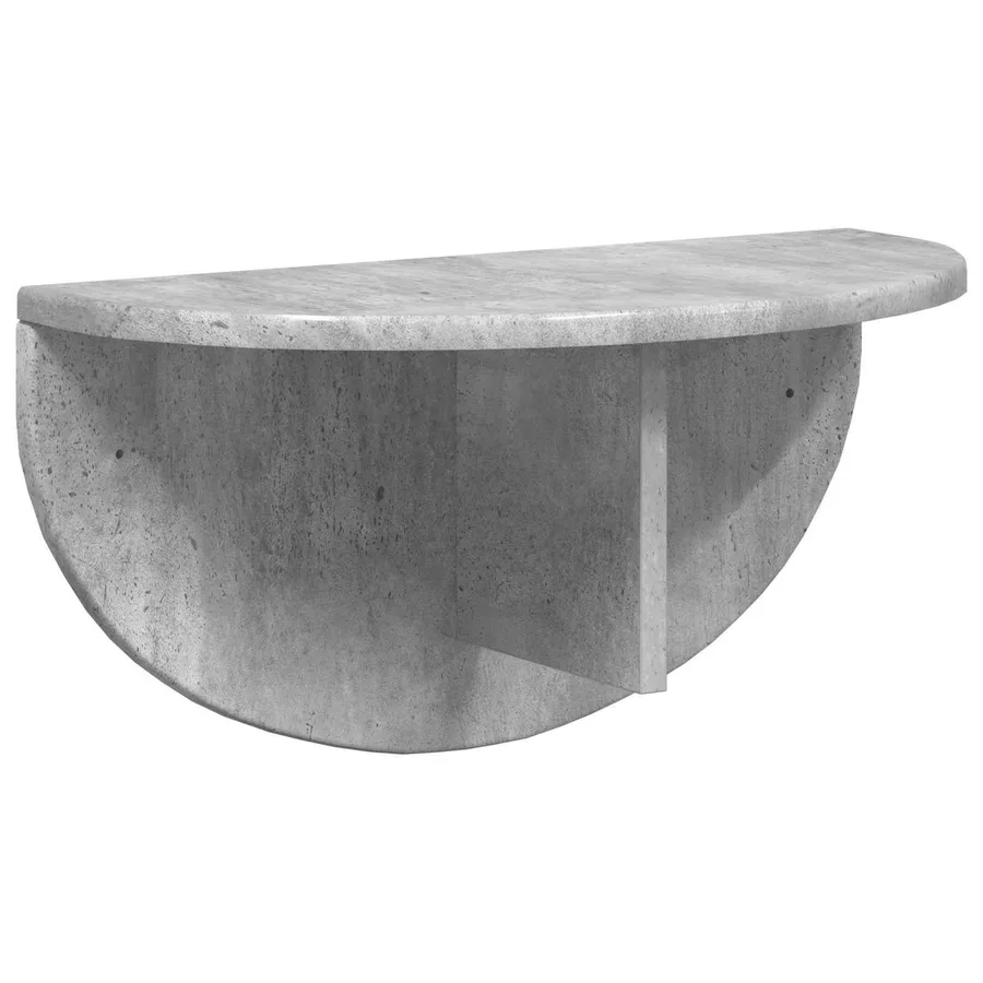 Étagère Murale Montage mural 2 pcs Gris béton 48 x 24 x 24 cm - 5