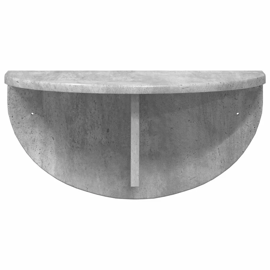 Étagère Murale Montage mural 2 pcs Gris béton 48 x 24 x 24 cm - 6