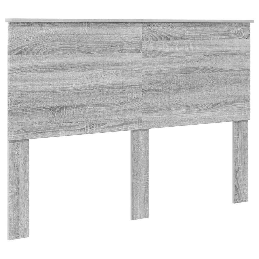Cadre de lit Gris Sonoma 140 x 190 cm Bois d'ingénierie - 7