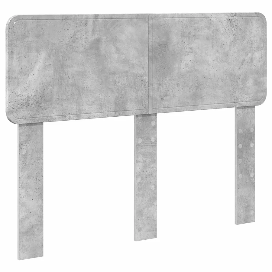 Cadre de lit Gris béton 120 x 190 cm Bois d'ingénierie - 7