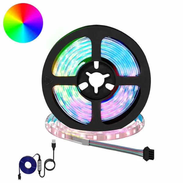 Bande LED 2 pcs Noir et Transparent 950 mm Cuivre et plastique