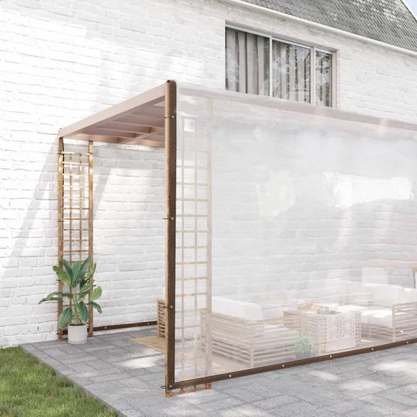 Couverture pour plantes Transparent 12 x 12 m PE