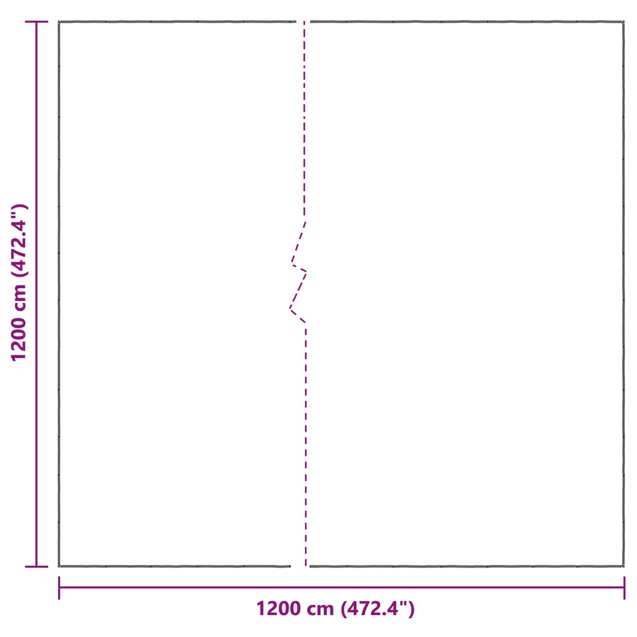 Couverture pour plantes Transparent 12 x 12 m PE - 11