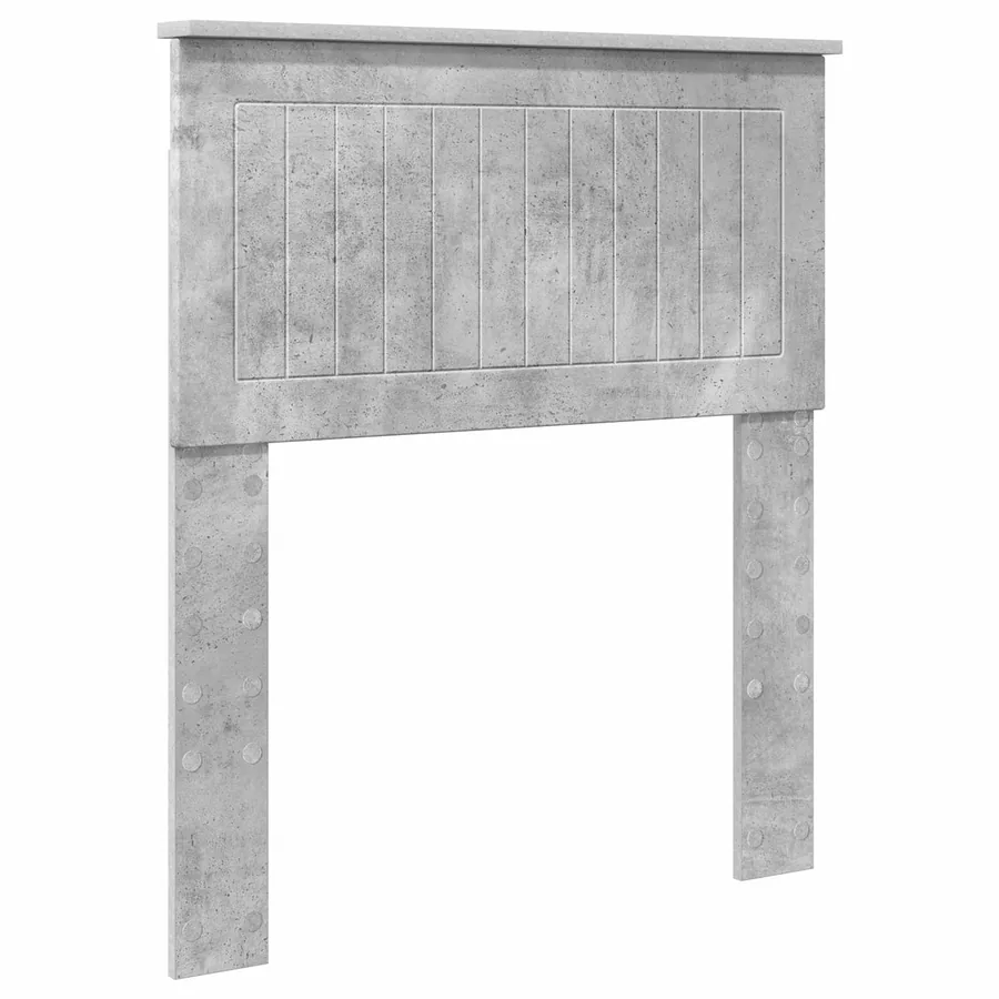 Tête de lit Gris béton Bois d'ingénierie - 2