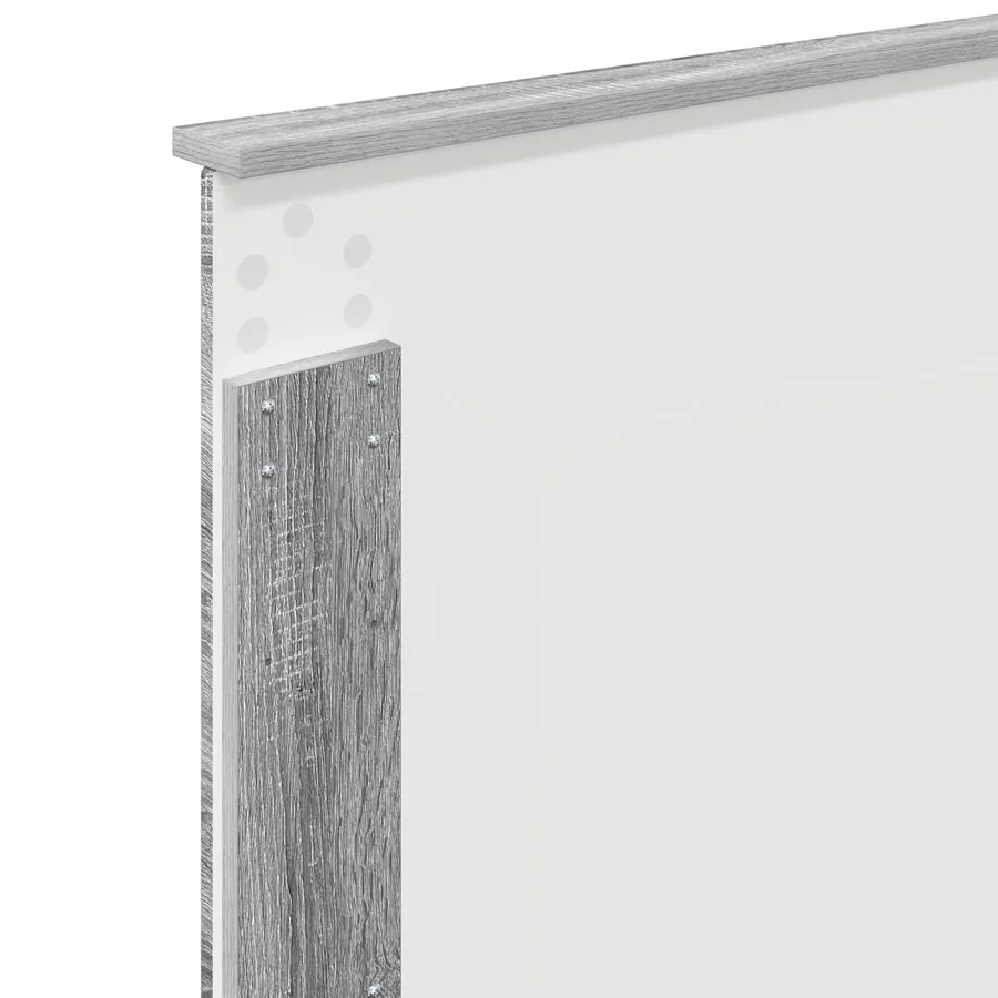 Lit de Rangement Gris Sonoma 75 x 190 cm Bois d'ingénierie - 12