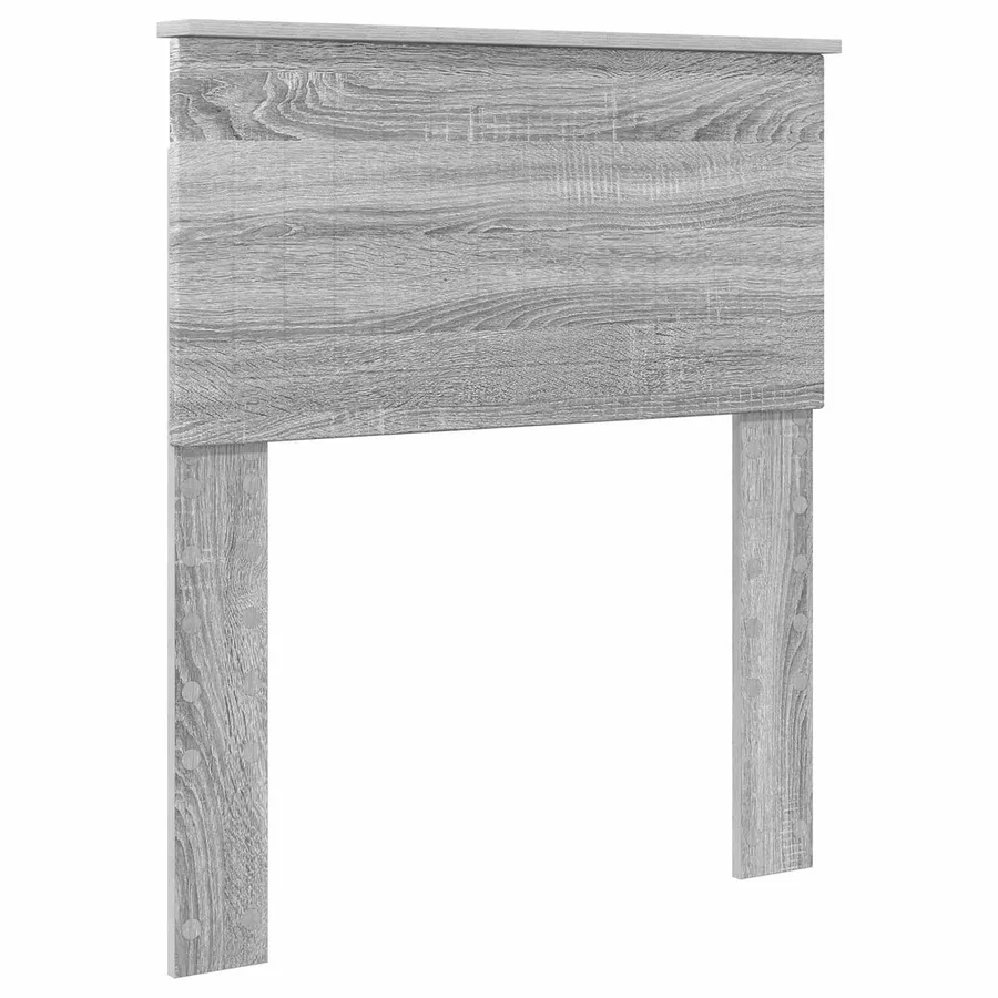 Lit de Rangement Gris Sonoma 75 x 190 cm Bois d'ingénierie - 7