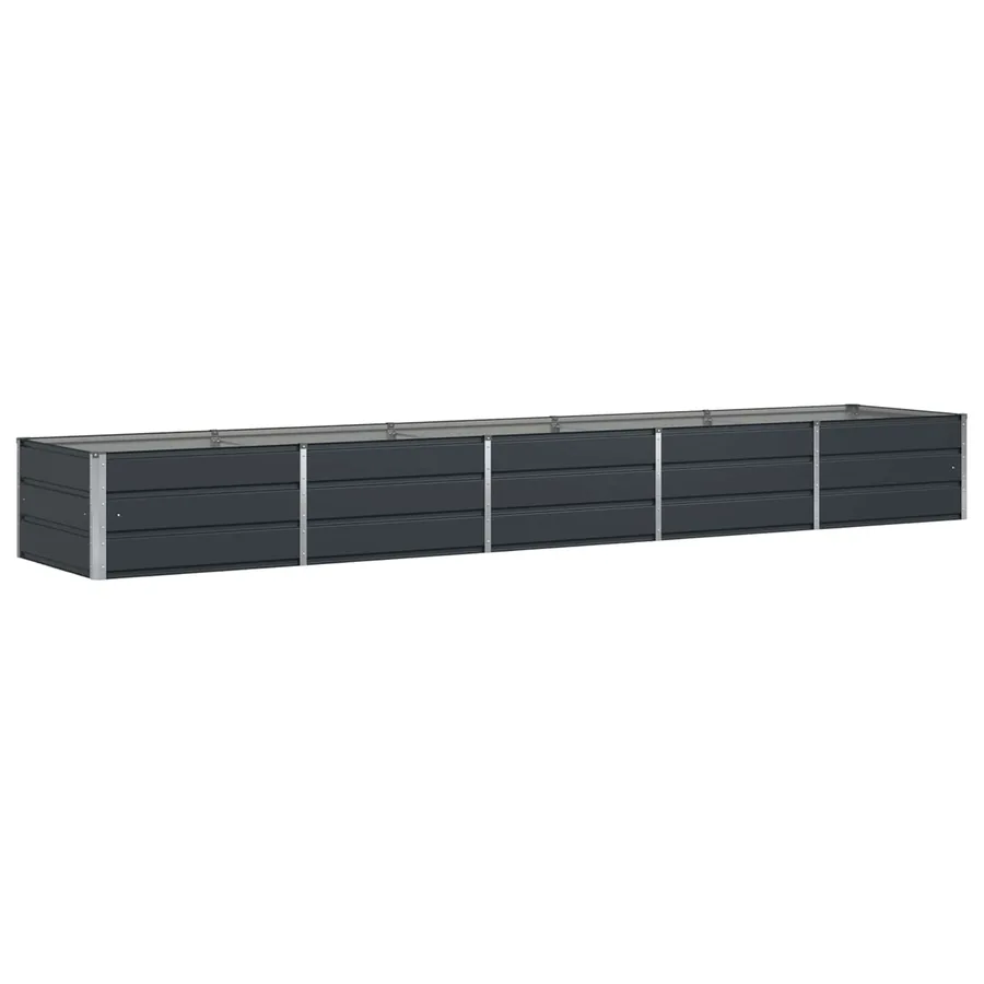 Jardinière Anthracite 400 x 80 x 45 cm Acier - 2