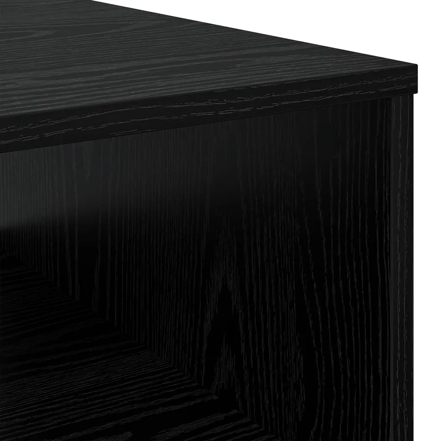 Table basse Chêne noir 95 x 55 x 31 cm Bois d'ingénierie - 8