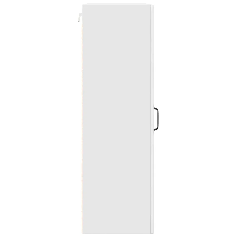 Meuble mural PORTO Blanc brillant 50 x 31 x 100 cm - 7