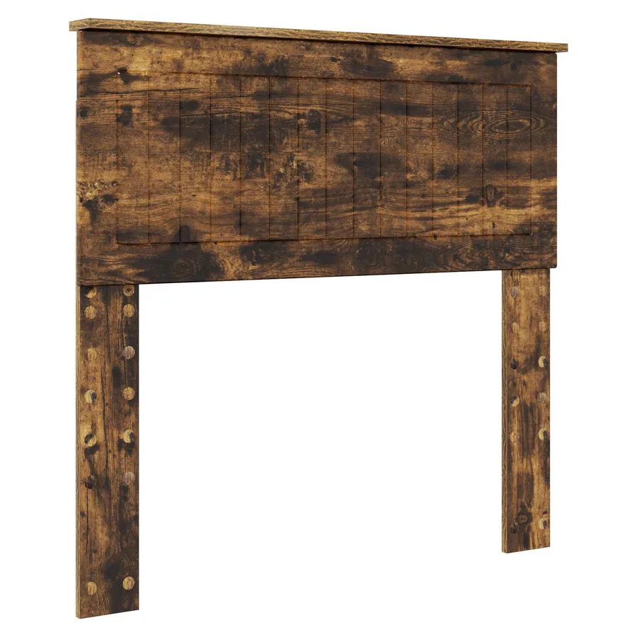Lit de Rangement Chêne fumé 90 x 190 cm Bois d'ingénierie - 7