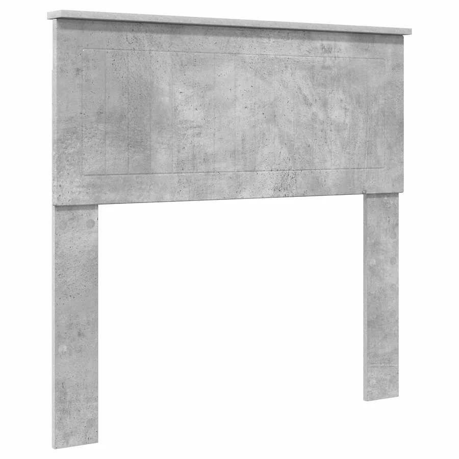 Cadre de lit Gris béton 90 x 200 cm Bois d'ingénierie - 6