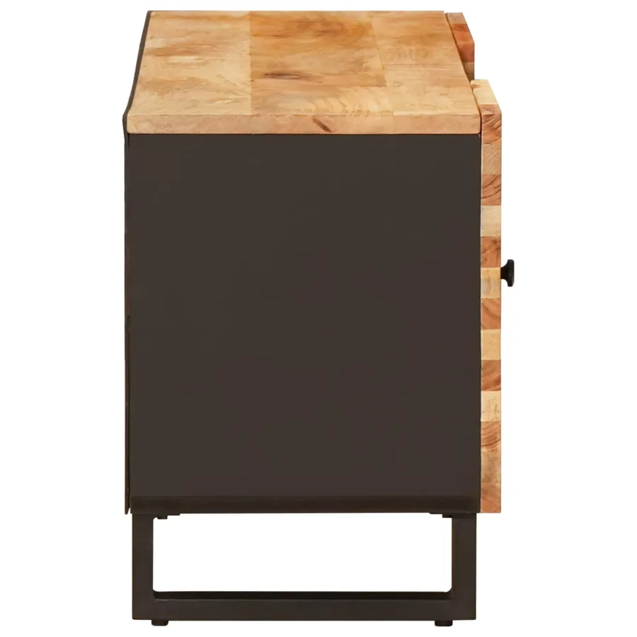 Meuble TV Marron 105 x 33 x 46 cm Bois de mangue massif - 4