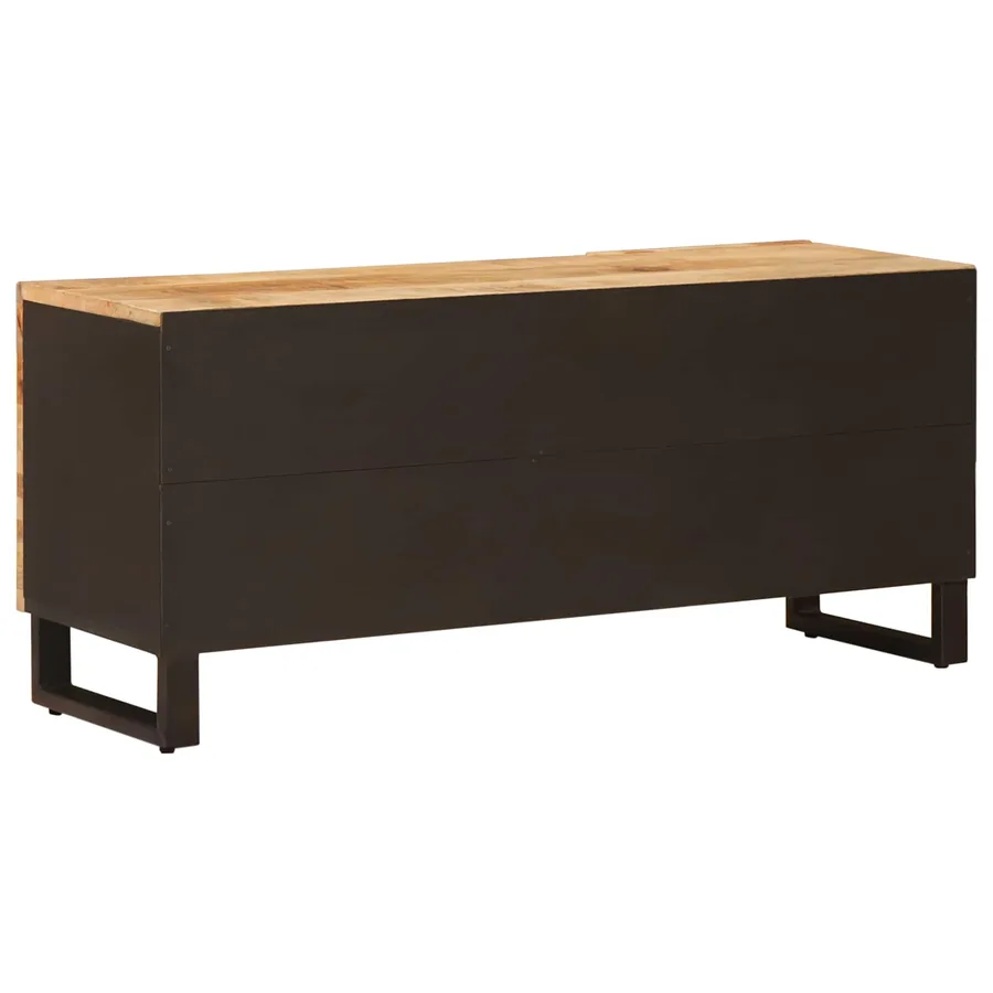 Meuble TV Marron 105 x 33 x 46 cm Bois de mangue massif - 5