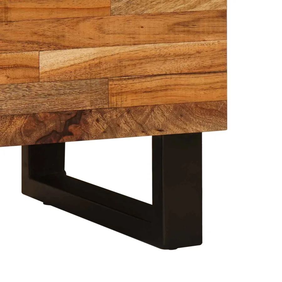 Armoire de lit Marron 50 x 33 x 62 cm Bois de mangue massif - 8