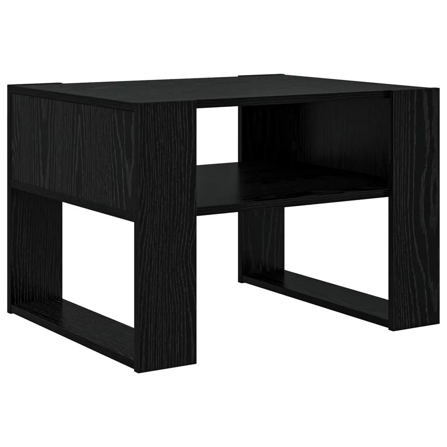 Table basse Chêne noir 66 x 53 x 45 cm Bois d'ingénierie - 2