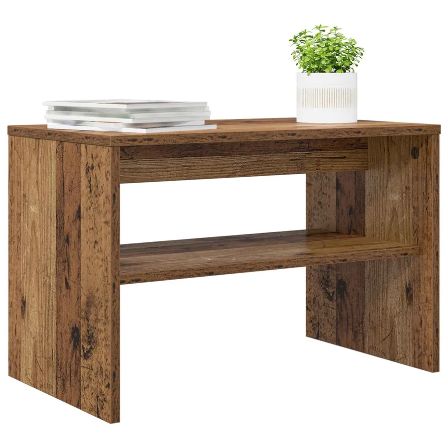 Meuble TV Bois ancien 60 x 35 x 40 cm Bois d'ingénierie - 3