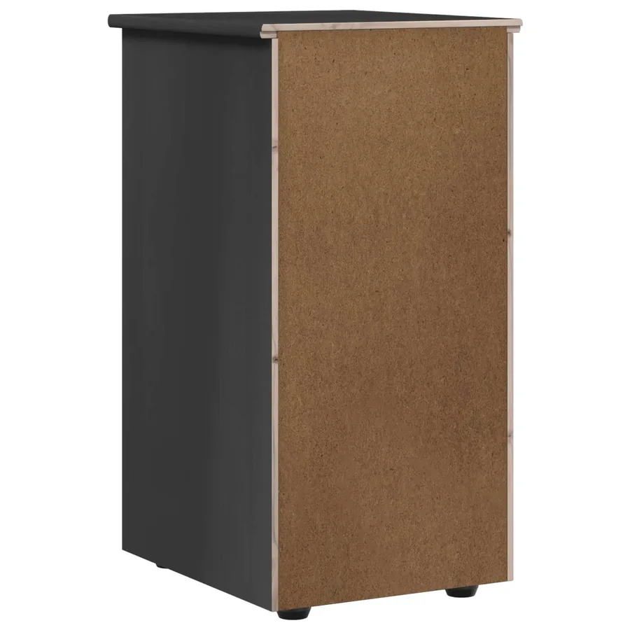 Armoire Gris 34 x 39 x 61,5 cm Bois de Pin Massif - 7