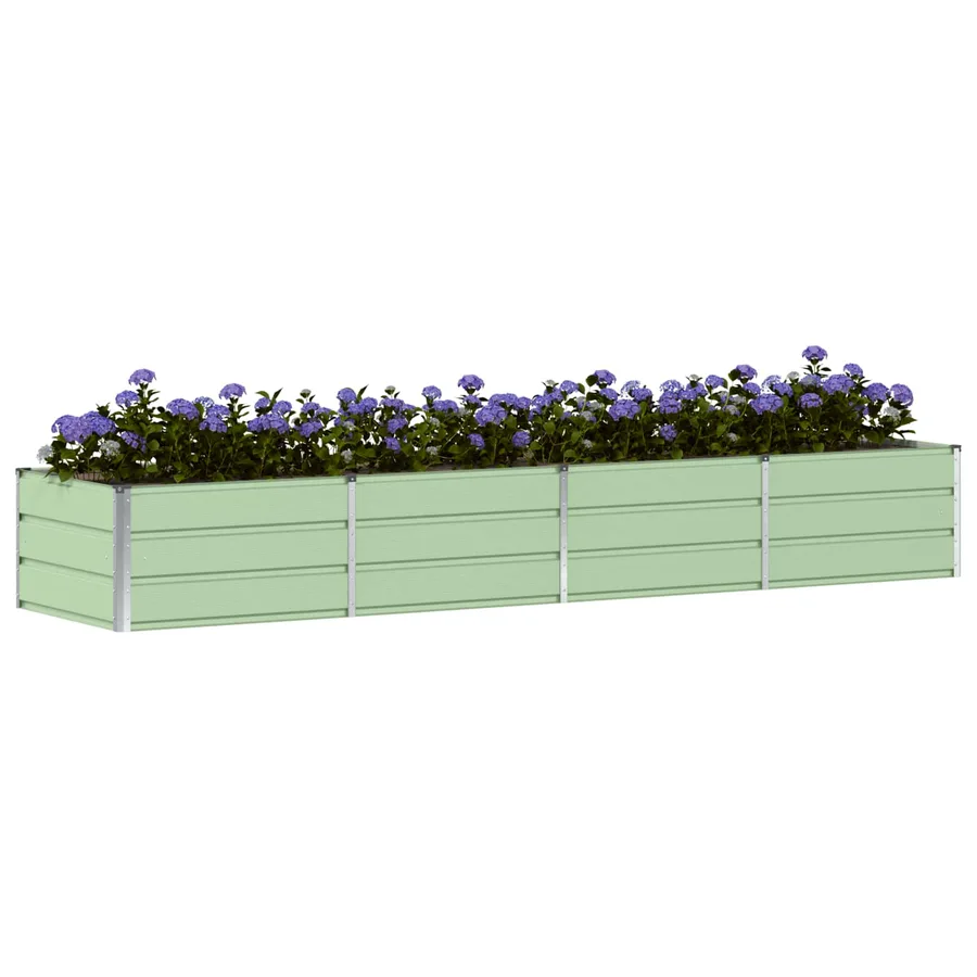 Jardinière Vert 320 x 80 x 45 cm Acier - 3