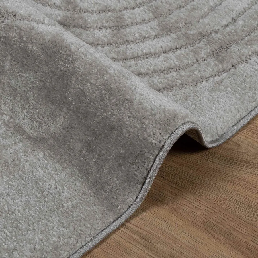 Tapis de surface GALATI Gris 230 x 160 cm Polyester - 5