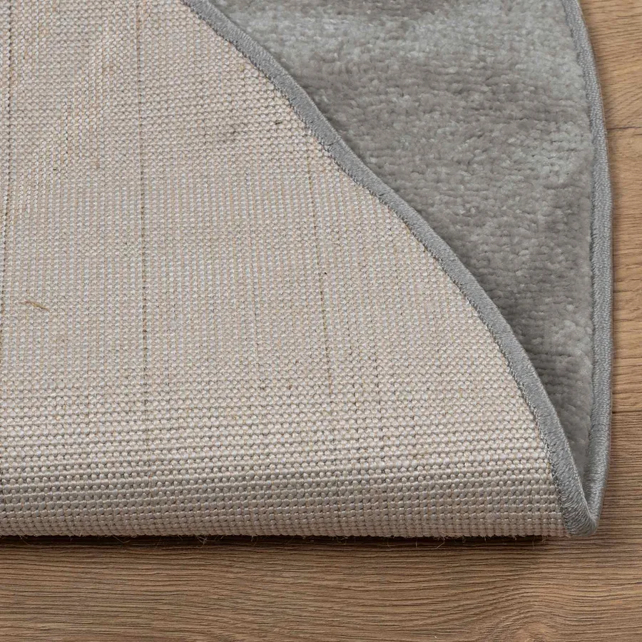 Tapis de surface Rond GALATI Gris Ø 160 CM Polyester - 4