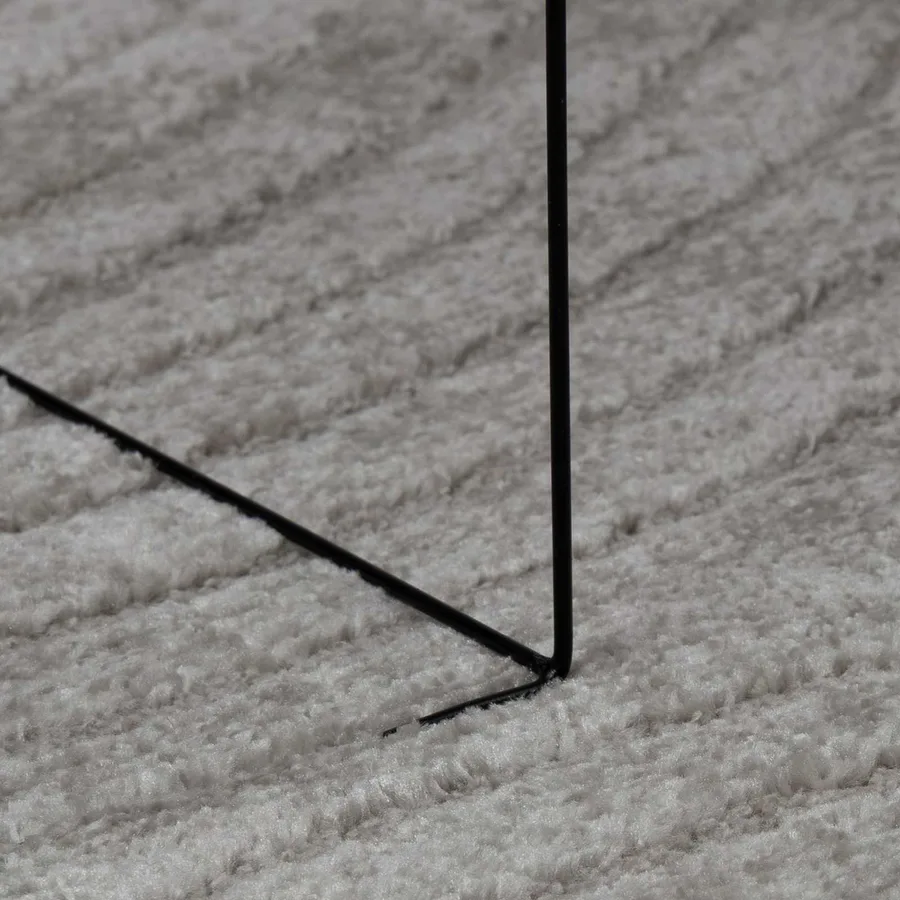Tapis de surface Rond GALATI Gris Ø 160 CM Polyester - 6