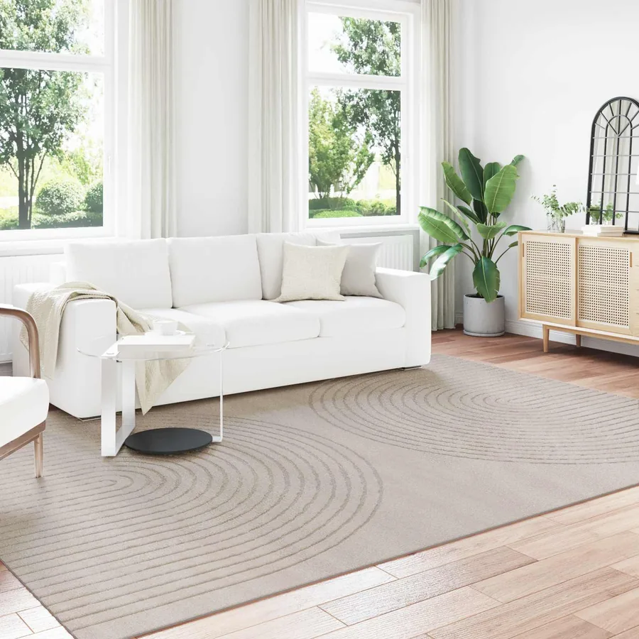 Tapis de surface GALATI Beige 280 x 200 cm Polyester