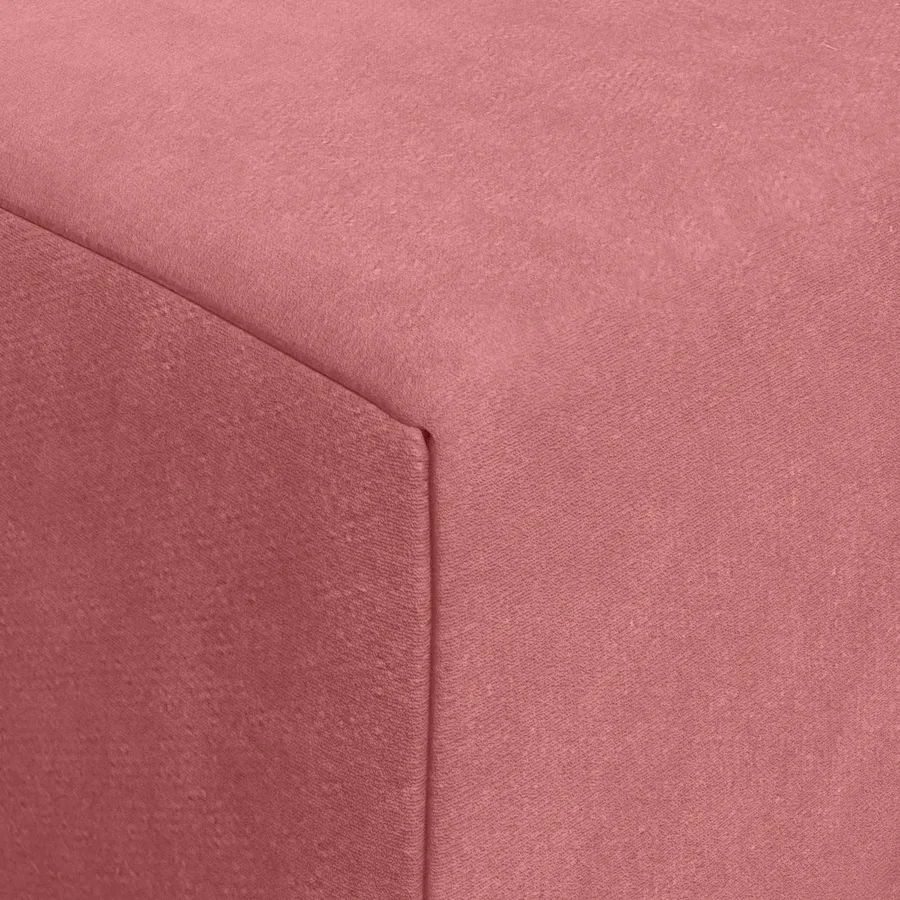 Canapé-lit pliable Rose 200 x 70 x 15 cm Velours - 7